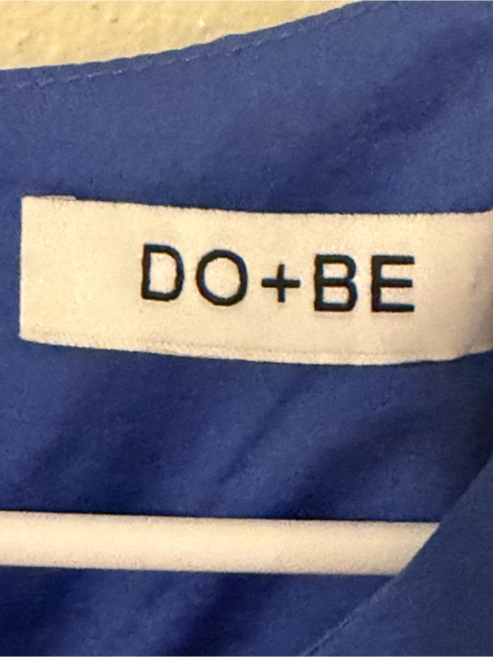 DO+BE Cobalt Blue Draped Sleeveless Blouson Top - Picture 2 of 3